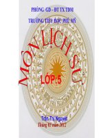 Bài giảng lịch sử 5 hoàn thành thống nhất đất nước (8) 