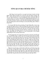 ĐỊA CHÍ TỈNH đăk NÔNG năm 2009