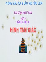 Bài giảng toán 5 tham khảo hình tam giác (19) 
