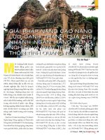 Giải pháp nâng cao năng lực cạnh tranh của chi nhánh ngân hàng nông nghiệp và phát triển nông thôn tỉnh quảng nam 