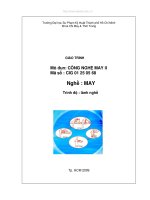 Giáo trình công ngệ may II