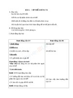 Giáo án TNXH 1 bài cơ thể chúng ta (2) 