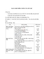 Giáo án TNXH 3 bài các hoạt động thông tin liên lạc (4) 