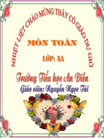 Bài giảng toán 5 thao giảng nhân một số thập phân với một số tự nhiên (27) 