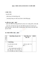 Giáo án TNXH 1 bài thực hành đánh răng và rửa mặt (3) 