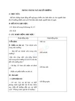 Giáo án TNXH 2 bài phòng tránh ngã khi ở trường (2) 