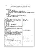 Giáo án TNXH 3 bài các hoạt động thông tin liên lạc (3) 