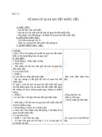 Giáo án TNXH 3 bài vệ sinh cơ quan bài tiết nước tiểu (3) 