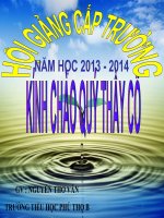 Bài giảng toán 5 thao giảng nhân một số thập phân với một số tự nhiên (22) 