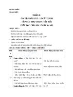 Giáo án âm nhạc 1 bài ôn tập bài hát lí cây xanh  tập nói thơ theo tiết tấu (2) 