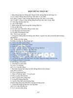 TRẮC NGHIỆM nội KHOA   hội CHỨNG THẬN hư 