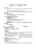 Giáo án TNXH 3 bài không chơi các trò chơi nguy hiểm (3) 