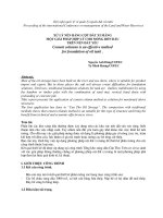 Xử lý nền bằng cột đất xi măng một giải pháp hợp lý cho móng bồn dầu trên nền đất yếu 