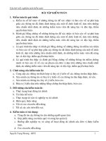 Bài tập kiểm toán