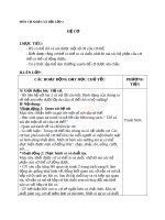 Giáo án TNXH 2 bài hệ cơ 