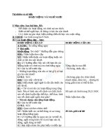 Giáo án TNXH 1 bài hoạt động và nghỉ ngơi (3) 