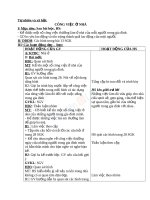 Giáo án TNXH 1 bài công việc ở nhà (3) 