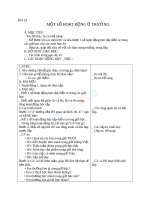 Giáo án TNXH 3 bài một số hoạt động ở trường (2) 