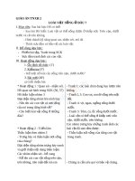 Giáo án TNXH 2 bài loài vật sống ở đâu (5) 