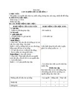 Giáo án khoa học 4 bài con người cần gì để sống (4) 