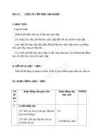 Giáo án TNXH 1 bài giữ gìn lớp học sạch đẹp (3) 