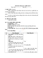 Giáo án TNXH 3 bài vệ sinh cơ quan tuần hoàn (5) 