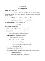Giáo án TNXH 1 bài gia đình 