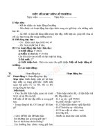 Giáo án TNXH 3 bài một số hoạt động ở trường (3) 