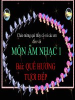 Bài giảng bài học hát quê hương tươi đẹp âm nhạc 1 (2) 
