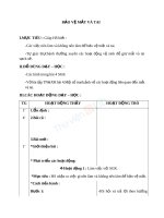 Giáo án TNXH 1 bài bảo vệ mắt và tai (5) 