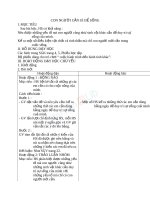 Giáo án khoa học 4 bài con người cần gì để sống (6) 