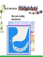 Bài giảng bài học hát hòa bình cho bé âm nhạc 1 (6) 