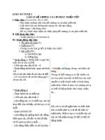 Giáo án TNXH 2 bài làm gì để xương và cơ phát triển tốt 