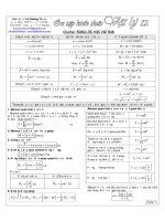 Ôn tập kiến thức vật lý 12