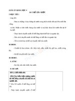 Giáo án khoa học 4 bài ba thể của nước (2) 