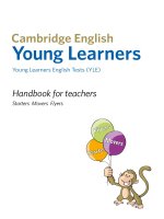 Cambridge Young Learner English Handbook For Teachers