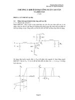 Bài giảng Điện tử thông tin Chương 3