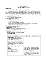 Giáo án khoa học 4 bài ba thể của nước (6) 