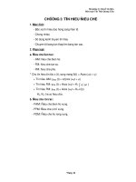 Bài giảng Lý thuyết tín hiệu Chương 3