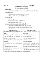 Giáo án âm nhạc 1 bài ôn tập bài hát lí cây xanh  tập nói thơ theo tiết tấu 