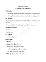 Giáo án TNXH 3 bài vệ sinh cơ quan tuần hoàn (4) 