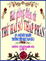 Bài giảng toán 5 thao giảng trừ hai số thập phân (24) 