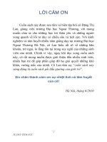 Tư duy tích cực hướng tới thành công