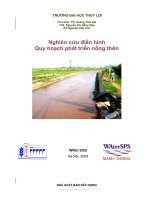 Nghiên cứu điển hình quy hoạch phát triển nông thôn