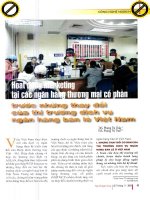 Hoạt động marketing tại các ngân hàng thương mại cổ phần trước những thay đổi của thị trường dịch vụ ngân hàng bán lẻ việt nam 