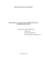 HỘI THẢO KHOA học môn TIẾNG PHÁP các TRƯỜNG THPT CHUYÊNKHU vực DUYÊN hải và ĐỒNG BẰNG bắc bộ CHUYÊN VĨNH PHÚC 