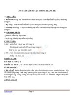 Giáo án mỹ thuật 6 bài cách sắp xếp và bố cục trong trang trí (4) 