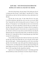 QUỐC học – nơi ươm mầm HÀNH TRÌNH tìm ĐƯỜNG cứu nước của NGUYỄN tất THÀNH 