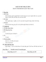 Giáo án mỹ thuật 6 bài tranh dân gian việt nam (6) 