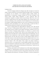 CHUYÊN đề hội THẢO các TRƯỜNG CHUYÊN VÙNG DHĐBBB lần THỨ VIII năm 2015 môn TIẾNG ANH TRƯỜNG CHUYÊN QUẢNG TRỊ 